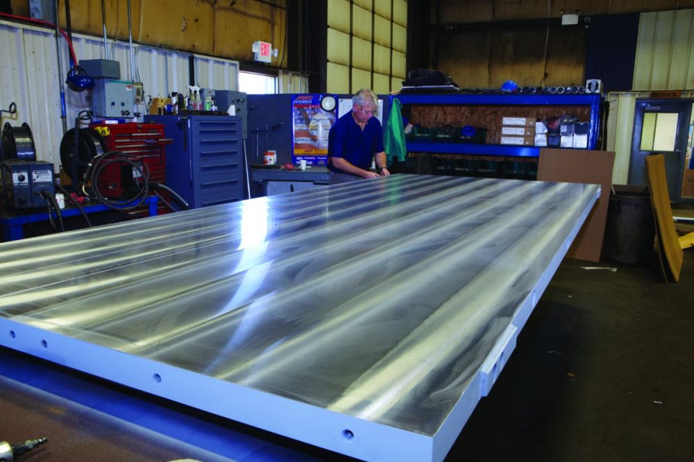 Long Hole Gundrilled Platens - Final Inspection
